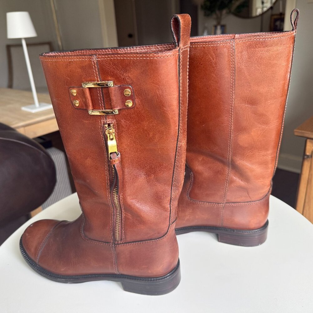 Tory Burch Leather Riding Boots - Size 10 (EU 41)